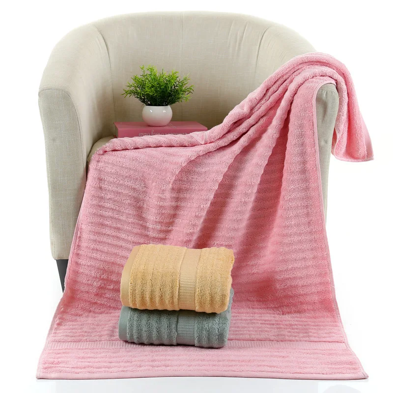 Банное полотенце из бамбукового волокна 70*140 см пляжное микрофибры для взрослых