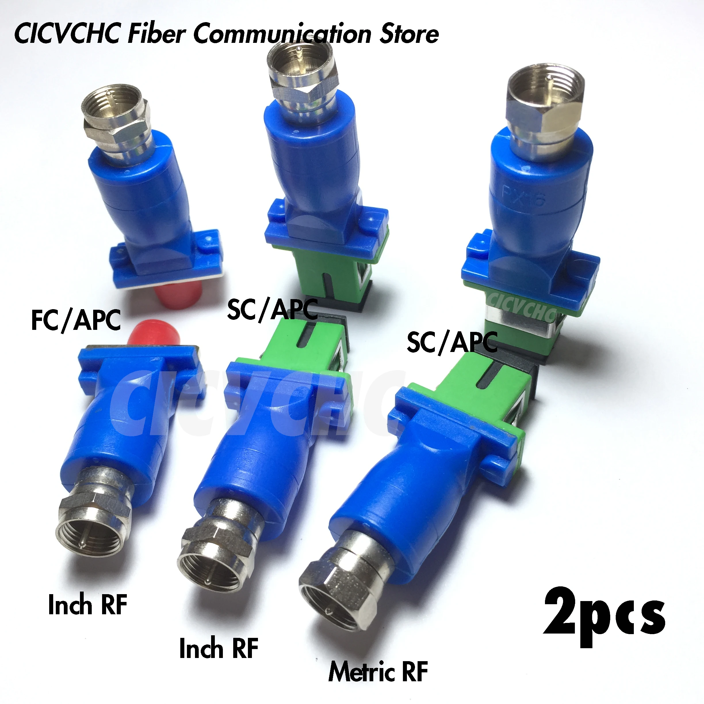 2pcs CATV Optical Receiver, SC/FC, Inch/Metruc RF Plug, mini optical receiver,