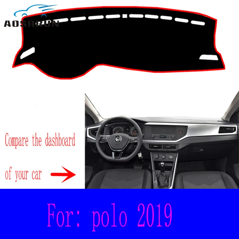 Чехлы для приборной панели автомобиля VW VOLKSWAGEN POLO 2019 коврик защиты от света