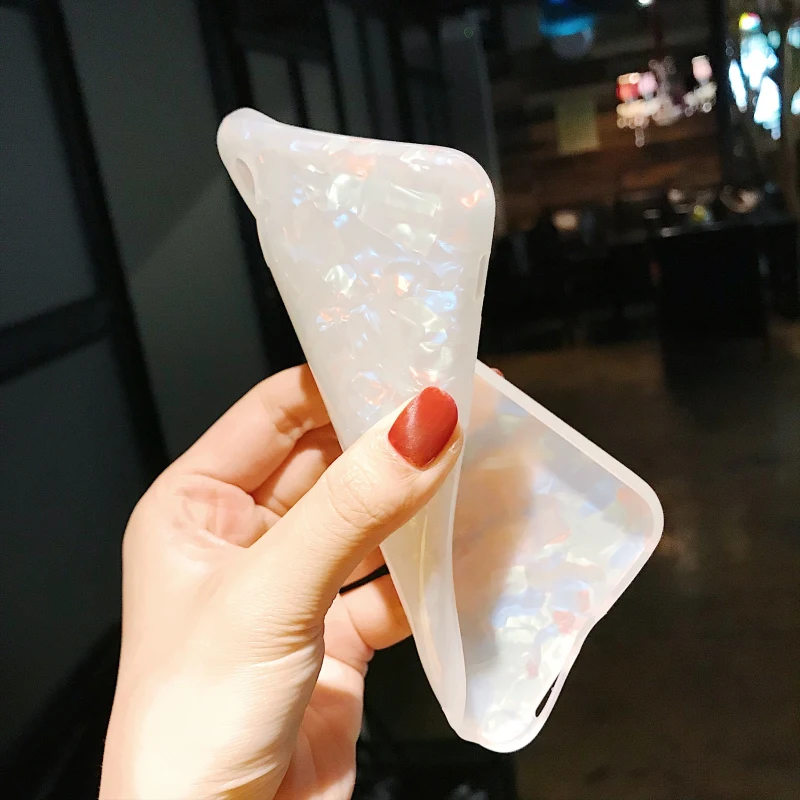 Korea Hot Sale Case for iPhone 6 6S 7 8 Plus Soft Silicone IMD Full Body Cases X Cover Transparent Capa Fundas |