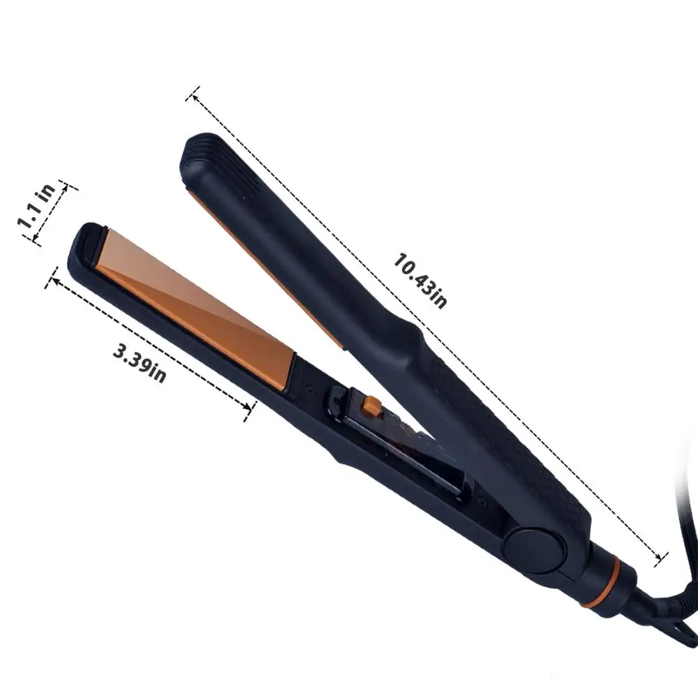 

Professional Hair Straightener Brush Titanium Ceramic Flat Iron Professional Electric Hair Comb Fast Hair Straightening Iron