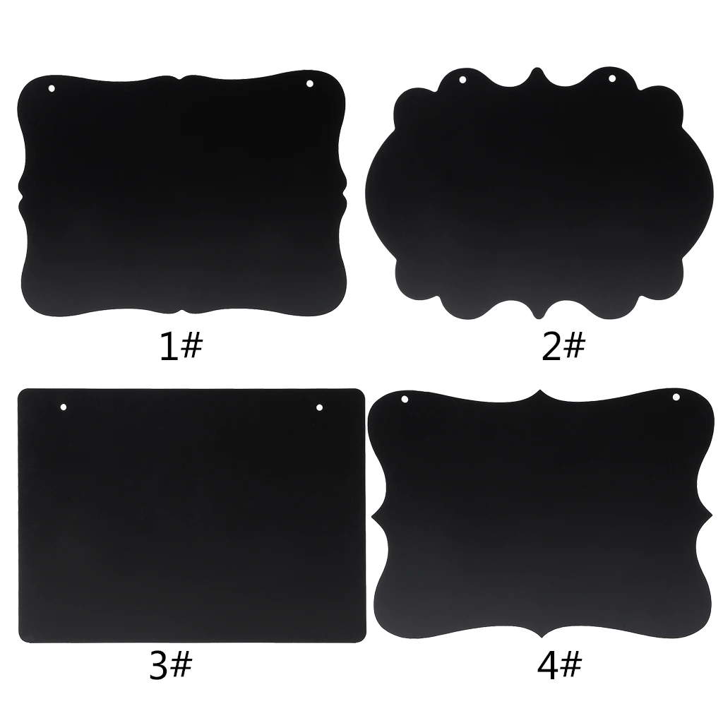 

Brand New and High Quality Ywengouy Rectangle Hanging Wood Blackboard Double Sided Erasable Chalkboard Message Board