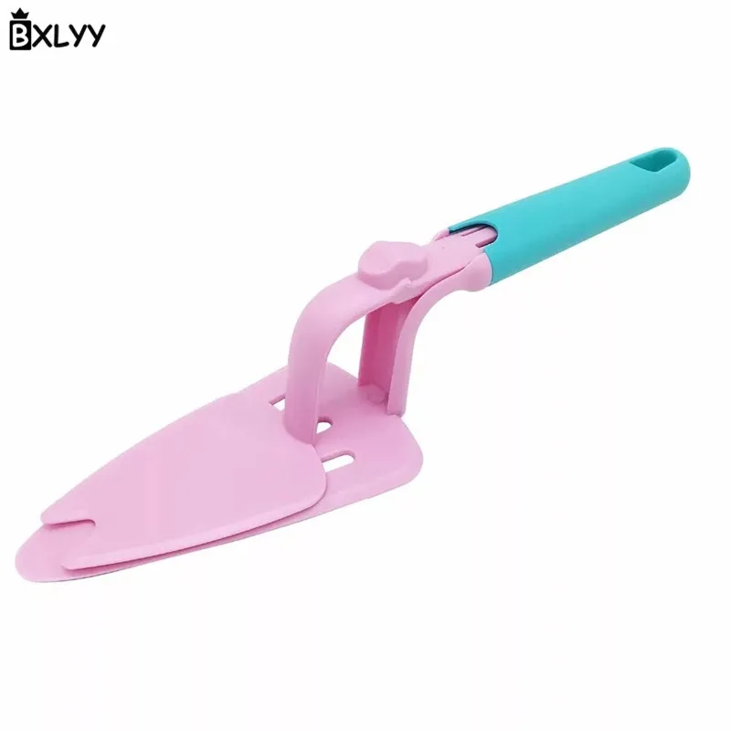 BXLYY пластиковая толкаемая Лопата для торта, лопата для пиццы, сыра, инструмент для выпечки, инструмент для украшения торта, кухонные аксессуары для вечеринок. 7z