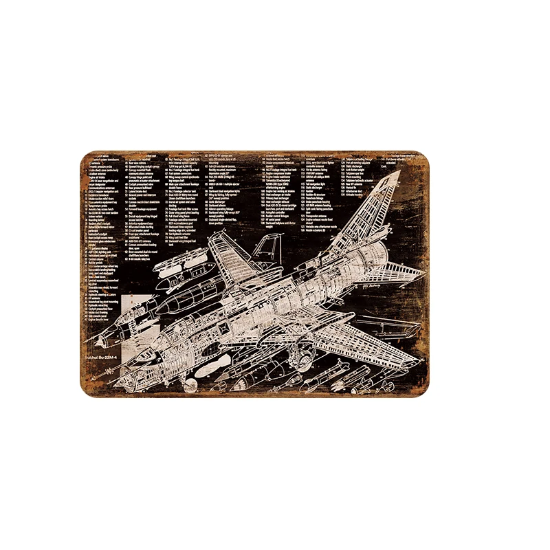 Stinky Spitfire Ml Vb винтажные металлические знаки жестяная пластина знак украшение стены для кафе бар магазин и ресторан 8x12 дюймов - Цвет: Сливовый
