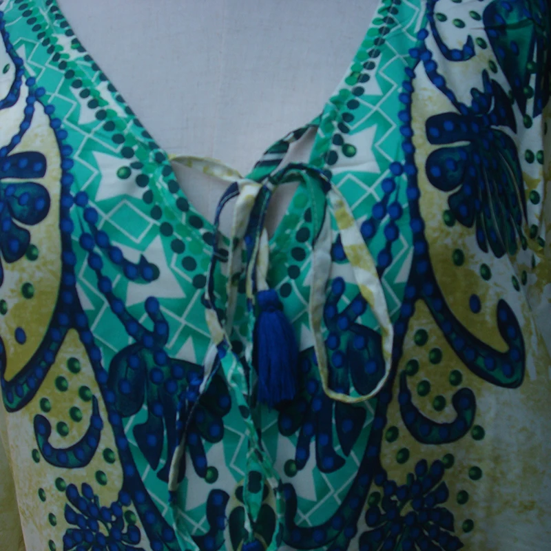 Пляжное платье-макси с принтом хлопковое длинное платье в стиле бохо пляжная