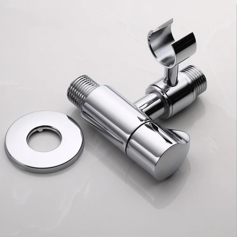 Bibcocks Tap For Outdoor Garden Chrome Brass Wall Mount Bathroom Corner Faucet Bath Toilet With Shower Bracket | Обустройство дома