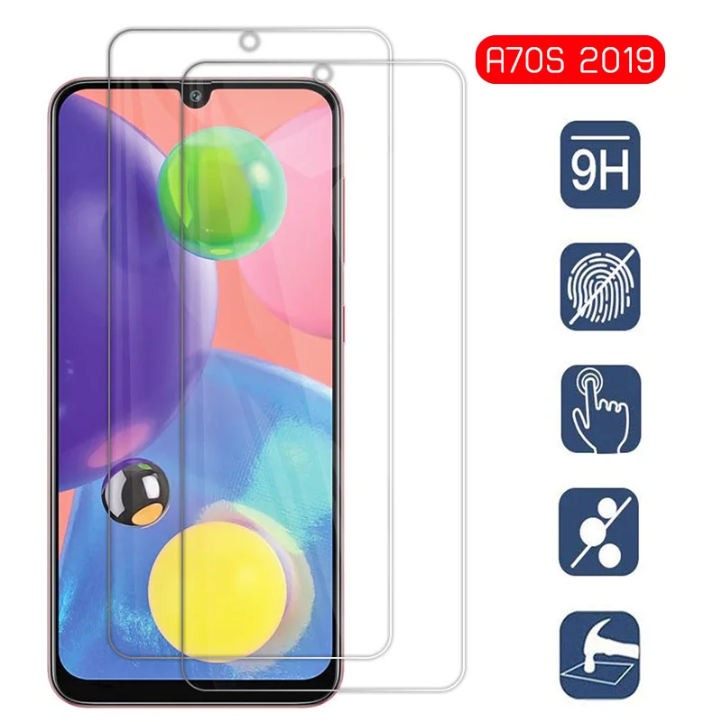 

2pcs Original Glass For Samsung Galaxy A70s Screen Protector Protective Glass On Sumsung a 70s a70 s 70a s70 Safety film glas