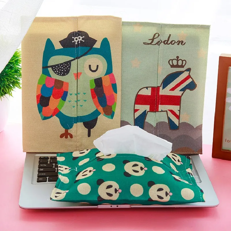 

Cloth creative paper towel box cover cartoon tissue cover paper towel extraction paper towel bag bathroom cloth cover