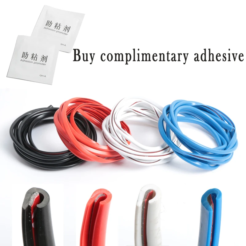 3 м/компл. края машинной двери резиновая защита от царапин автомобильное