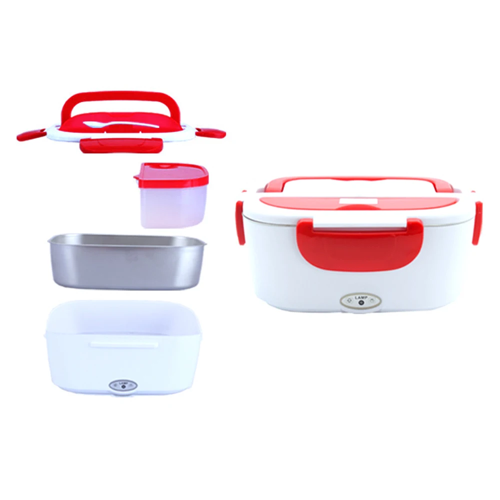 Фото Portable Electric Heating Lunch Box 110V-220V Stainless Steel Food Warmer Container with Compartments Removable for Home Office Дом и сад Portable Electric Heating Lunch Box 110V-220V Stainless Steel Food Warmer Container with Compartments Removable for Home Office Дом и сад
