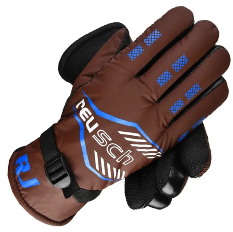 Перчатки для мужчин и женщин водонепроницаемые ветрозащитные теплые флисовые