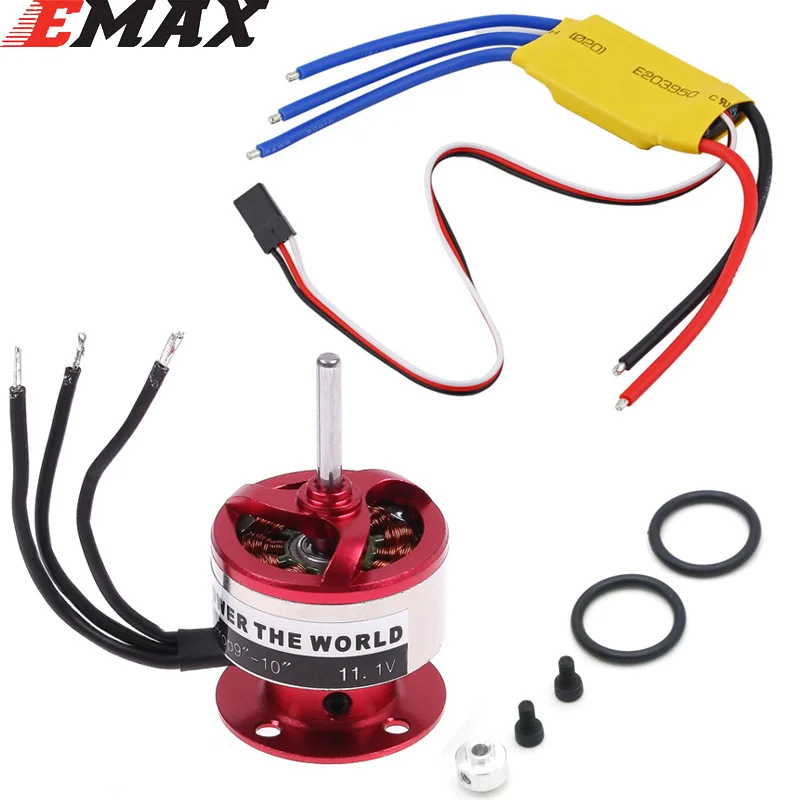 EMAX CF2822 1200KV двигатель + XXD 30A ESC для Rc самолета|Аксессуары батарей| |
