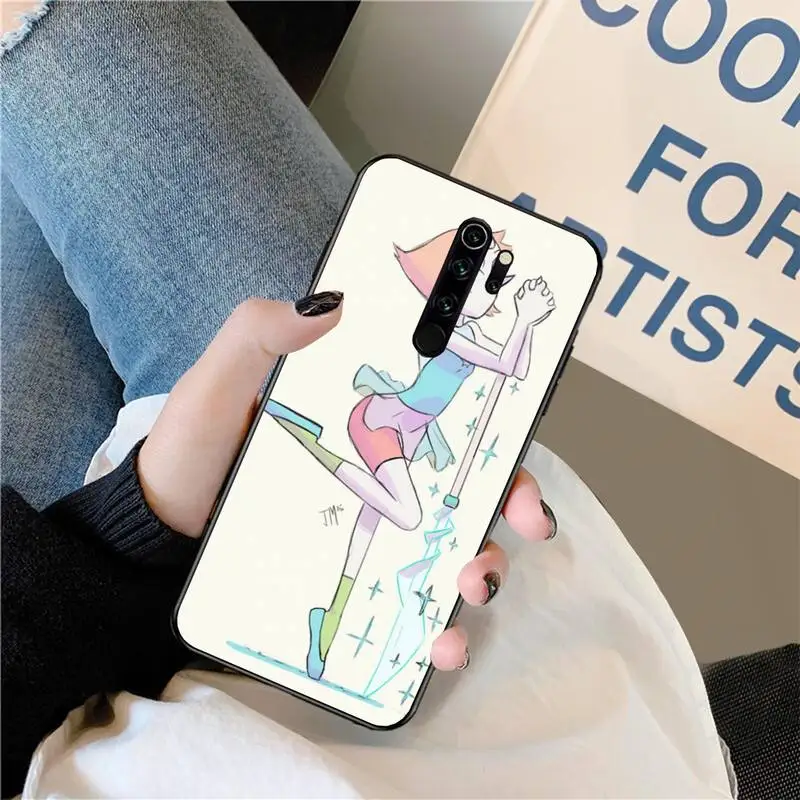 Мягкий резиновый чехол для телефона из ТПУ HPCHCJHM Steven Universe с жемчужинами и гранатом