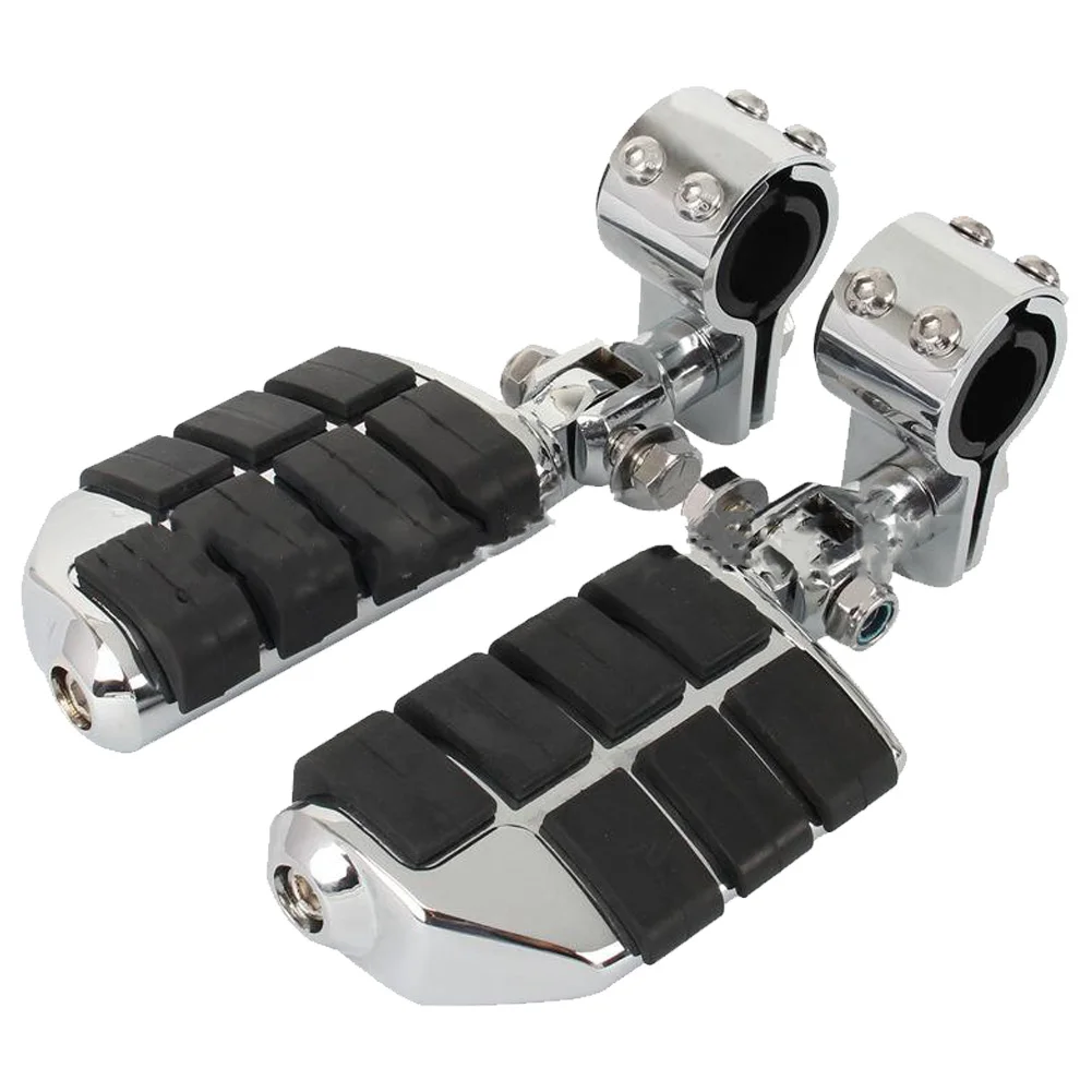 

Black Motorcycle Foot Pegs Replacemnt Anti-slip Motorbike Footrest Pedals Motorcycle Pedals Foot Rest Pegs Floorboards Universal