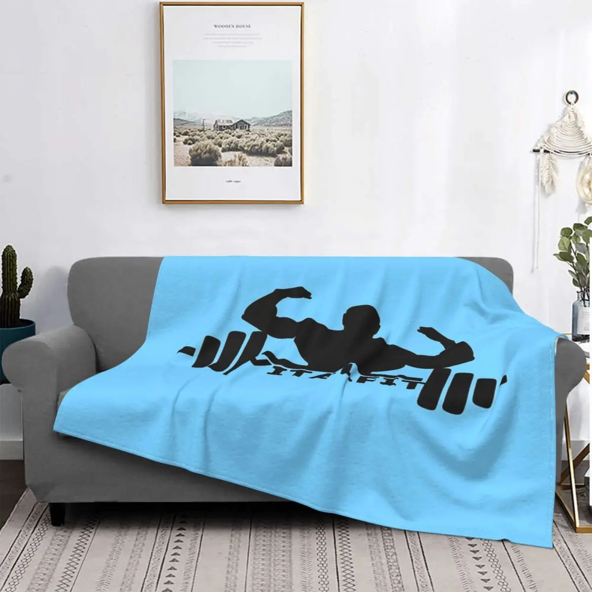 

Vitalfit-Manta a cuadros para cama, manta de verano a cuadde Anime, 1580