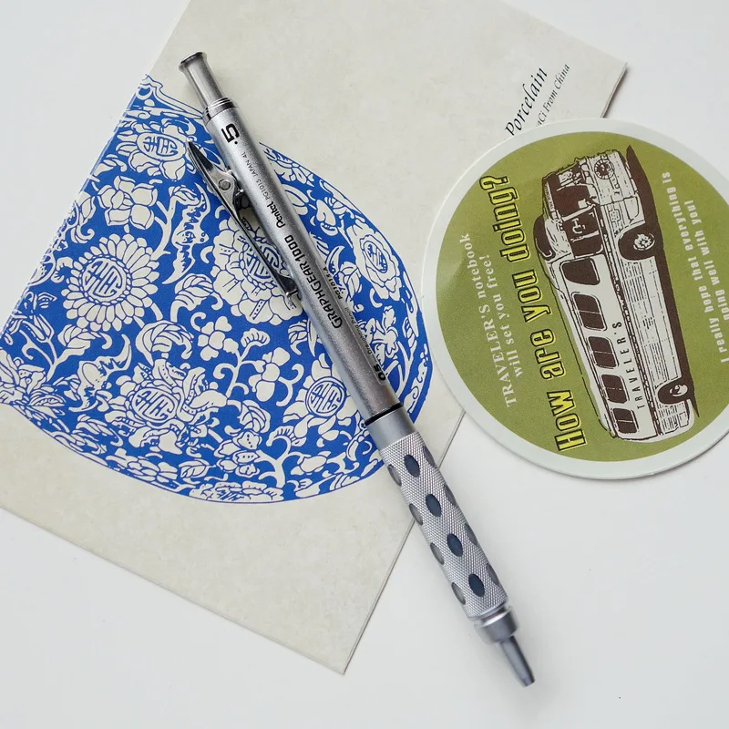 Японский механический карандаш Pentel GRAPHGEAR металлический стержень 0 3 5 7 9 мм