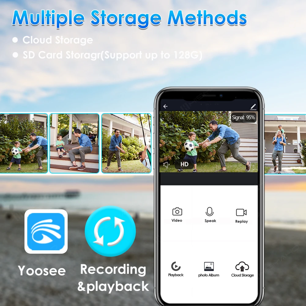 IP-камера Yoosee 1080P Wi-Fi для системы видеонаблюдения |