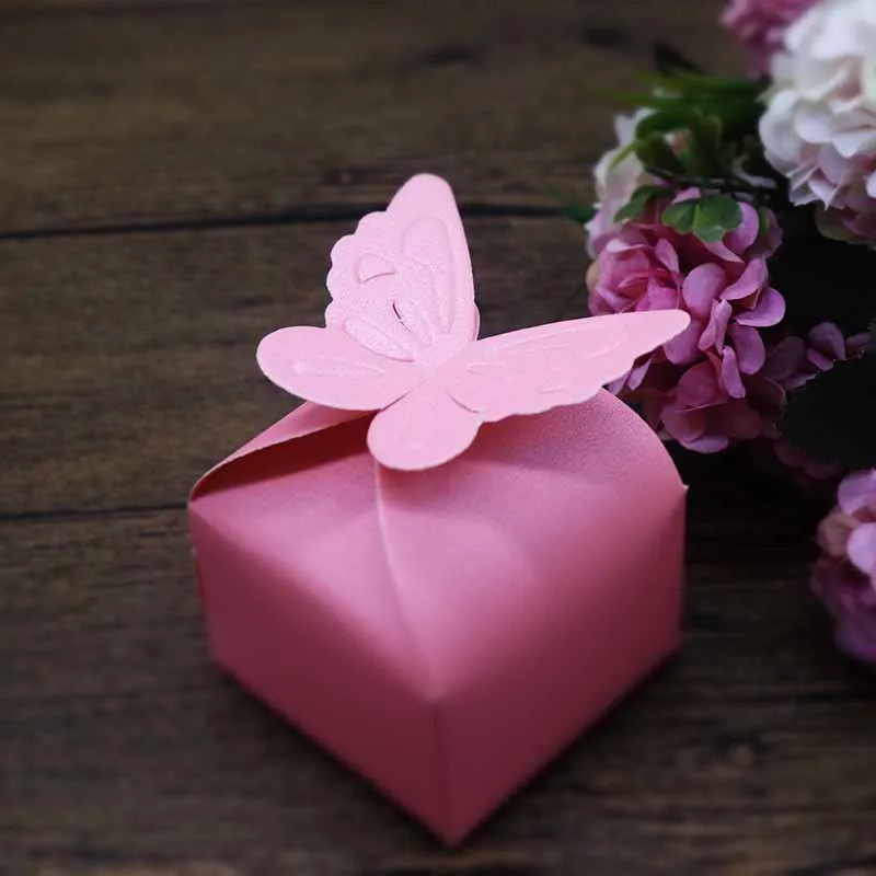 

Gorgeous Butterfly Wedding Party Baby Shower baptism Gift Sweet Candy Boxes Gift Chocolate Packaging Box