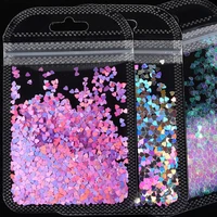 glitter flakes love heart resin filler sequins for epoxy silicone mold clay slime filling nail art handmade craft making diy