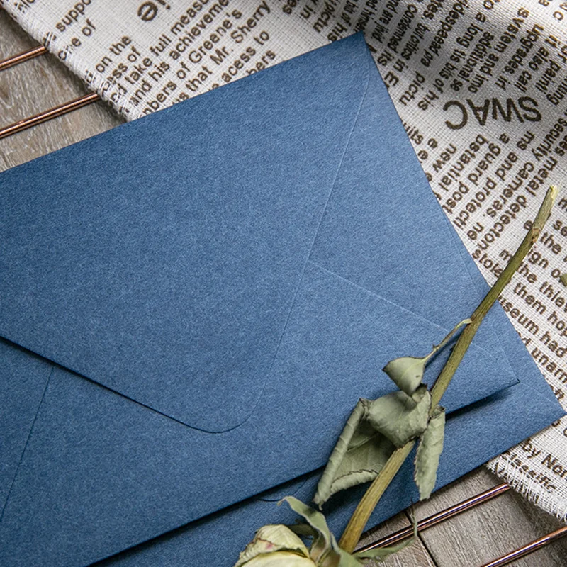 20 шт./лот темно-синий модный цвет свадебные приглашения блестящий золотой