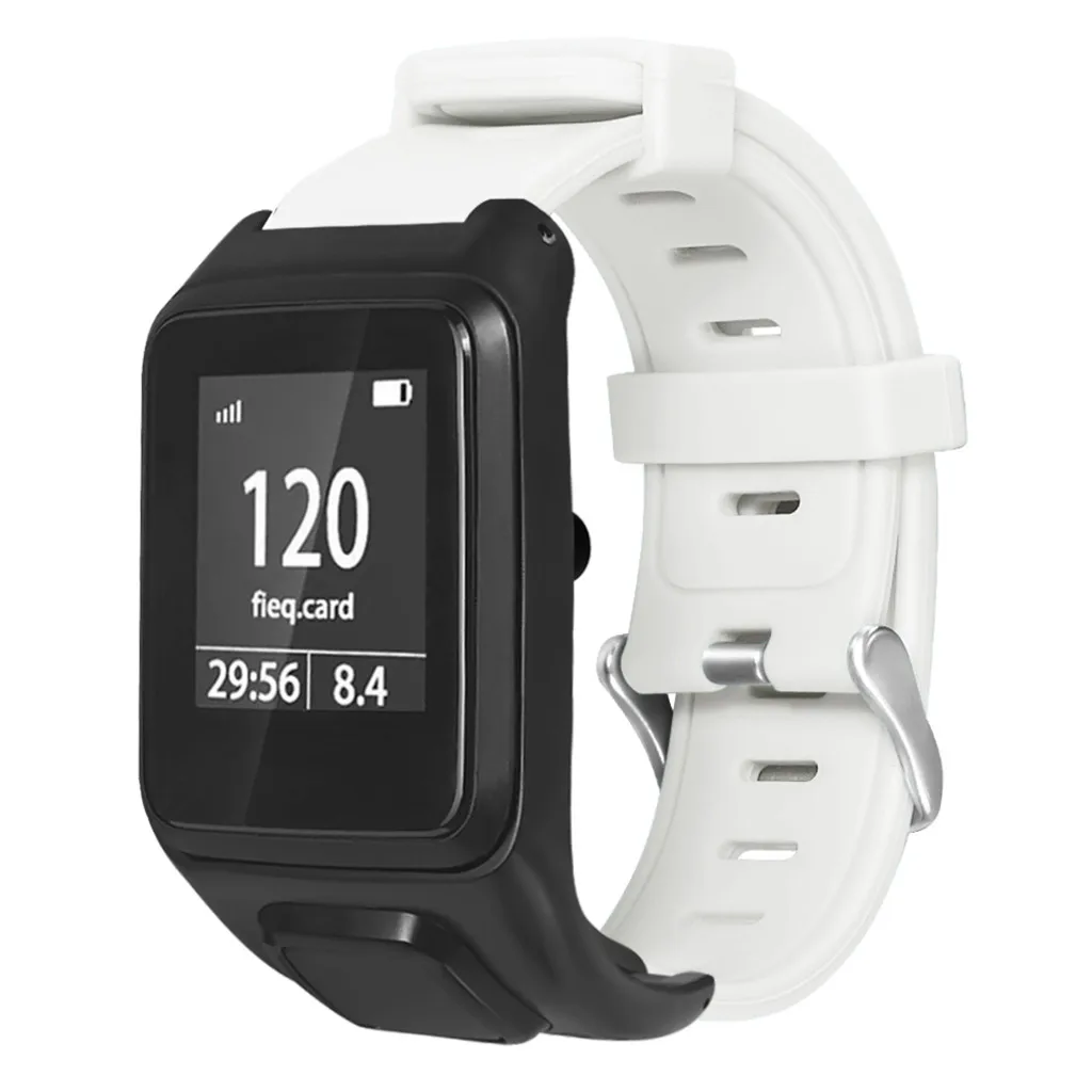 Для TOMTOM Runner 3/Adventurer ремешок замена спортивные силиконовые часы ремешок высокого качества Correa de reloj# Y