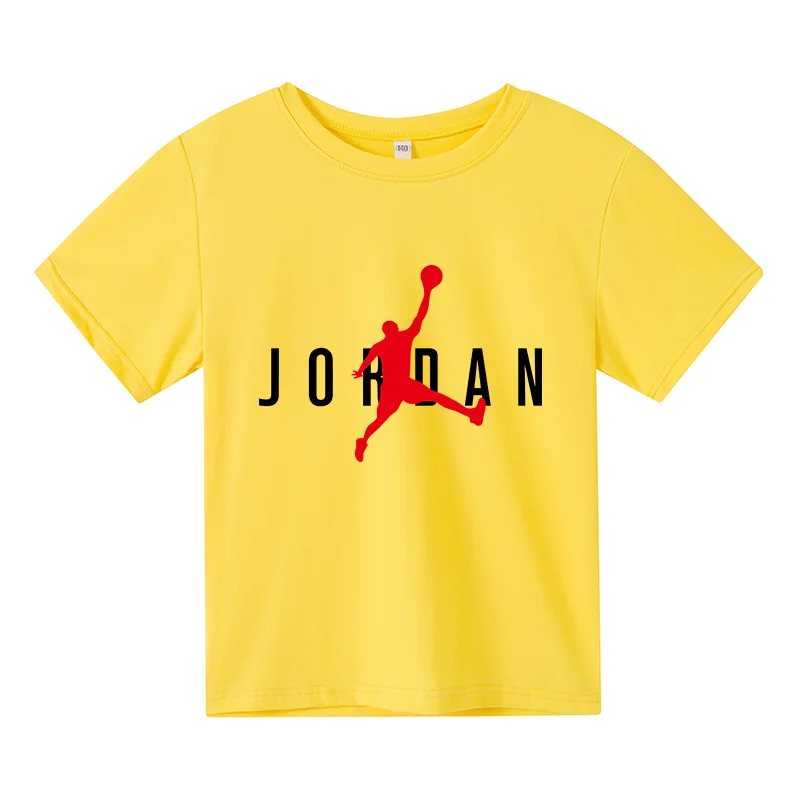 

New Printed Children T-shirt Harajuku Fashion Streetwear Top 23 Basketball Player Black Casual Tee boy girl Summer Style clothes