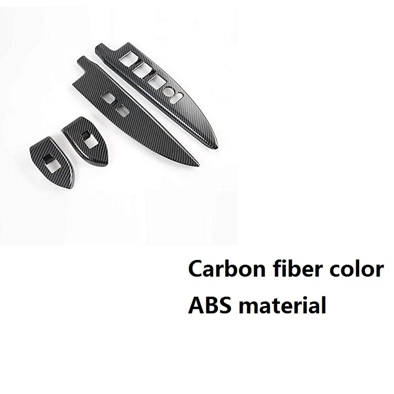 

for Honda Elysion 2015-2020 Car Door Armrest Window Lift Switch Button Cover Trim Decorative Accessories, Carbon Fiber