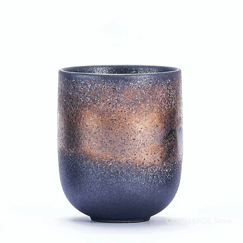 

Japanese Antique Ceramic Tea Set Handmade Style Independent Tea Drinking Straight Ceramic Coffee Beaker Set Kitchen Supplies
