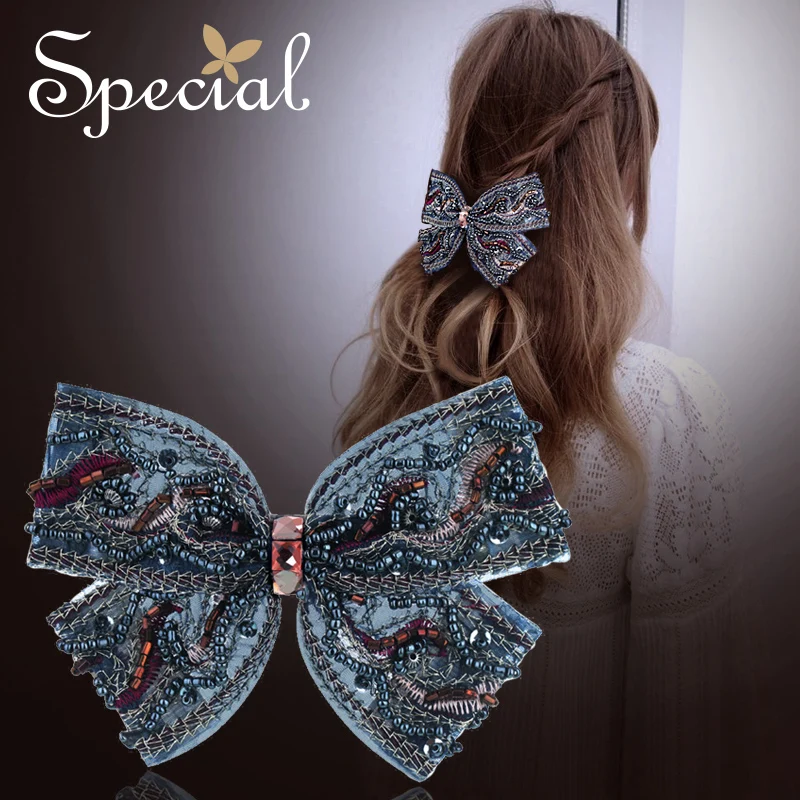 Заколки для волос с бантом жемчужные заколки ручной работы аксессуары ювелирные