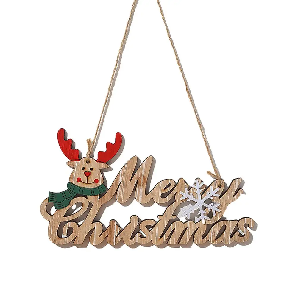 

Wooden Christmas Door Ornaments Christmas Sign Snowman Door Sign Outdoor Indoor Christmas Decor Innovative Wooden Decorations F