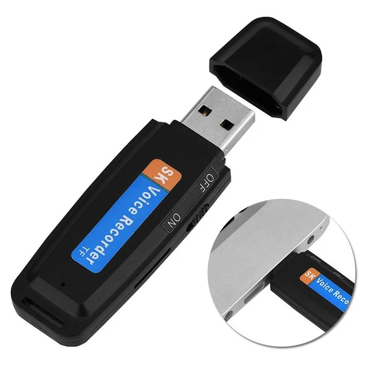 Горячая продажа u диск Цифровой диктофон TF флэш карта USB мини профессиональное