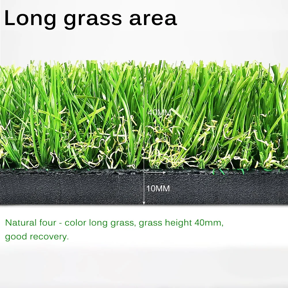 

Indoor Golf Practice Mat Residential Training Artificial Grass Golf Exercise Mat Practice Rubber Tee Holder Golf Mat Pad Traine
