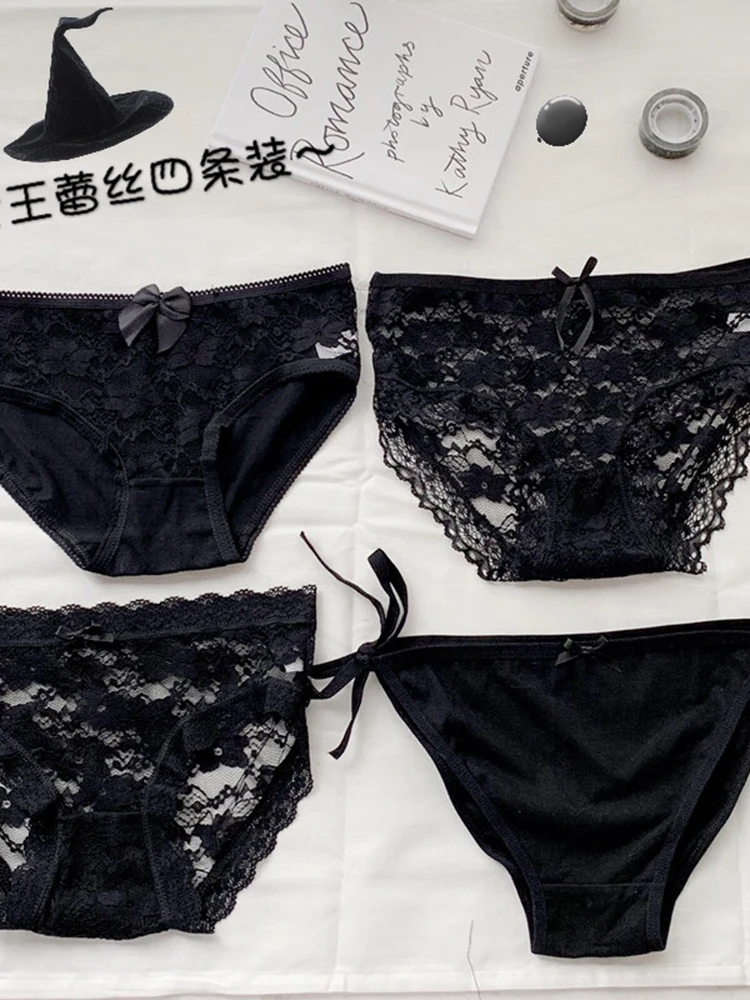 

PEONFLY Для женщин сексуальные кружевные стринги Трусики-брифы Стринги женское нижнее бельё для девочек Панталоны Для женщин s размера плюс же...