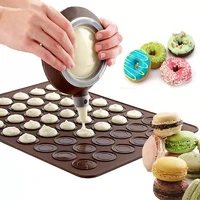 silicone macaron pastry oven baking mould 3048 cavity diy cake roll mat cake pad baking mat molds patisserie 3d mould sheet mat