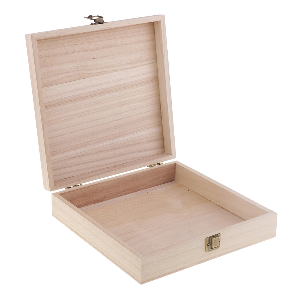 All-purpose Box Wooden with Lid - Storage | Дом и сад