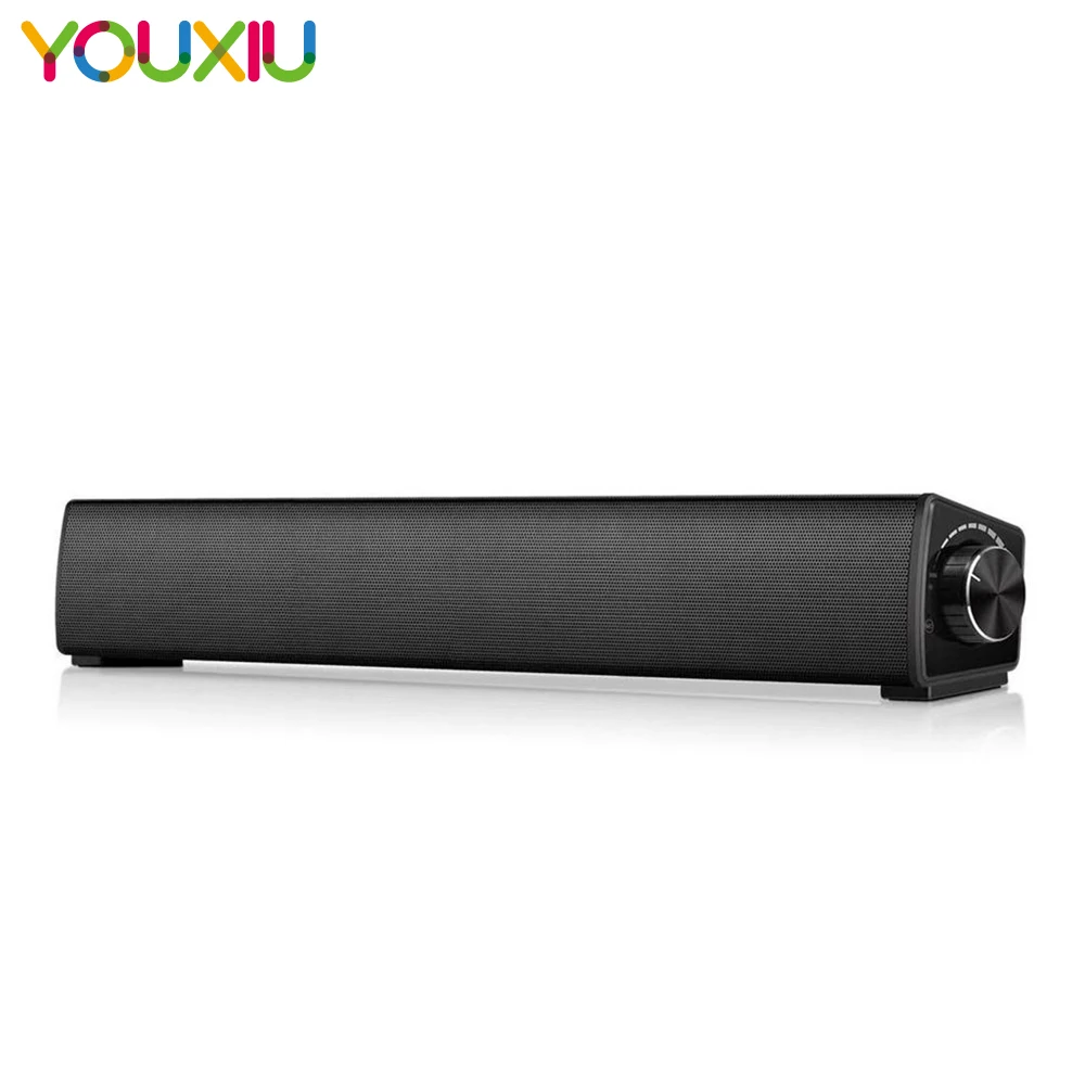 

PC Soundbar Bluetooth 5.0 Mini Computer Speaker Wired & Wireless Stereo Audio Sound Bar for Mobile Phone Tablets Desktop Laptops