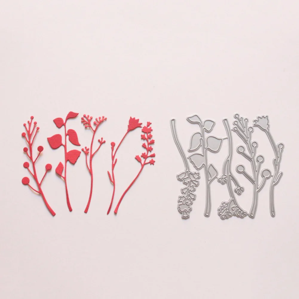 Leaf Branch Frame Cut Die Metal Cutting Dies Greenery Mold Scrapbook Embossing Card Paper Craft Knife Mould Blade Punch Stencils