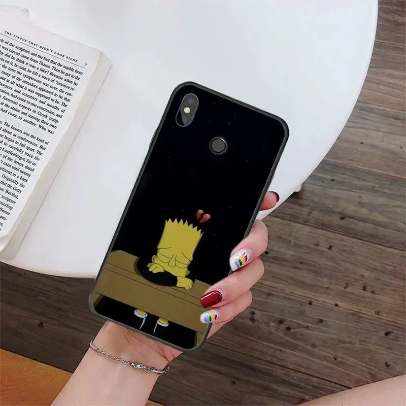 

YNDFCNB Funny Homer J.Simpson Phone Case For Xiaomi Redmi 4X 5Plus 6A 7 7A 8 8A Redmi Note 4 5 7 8 9 Note 8T 8Pro 9Pro Phone