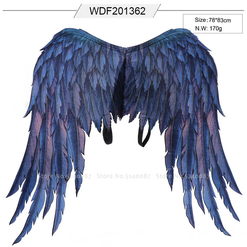 

Halloween Carnival Cosplay Costumes Kid Owl Mask Dragon Wings Suit Men Women Demon Devil Scary Party Stage Performance Props