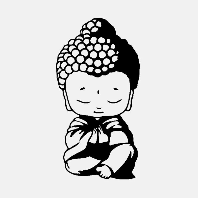 Прелестная наклейка на машину Dawasaru Buddha с религиозным мотивом индивидуальная