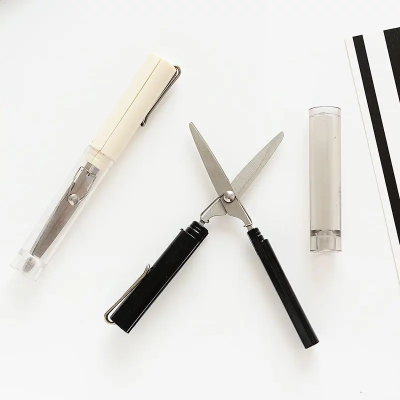 

Manual, Paper-cut Knife, Office Knife Creative Stationery, Cylindrical Scissor Pen, Student's Multi-functional Art Adult