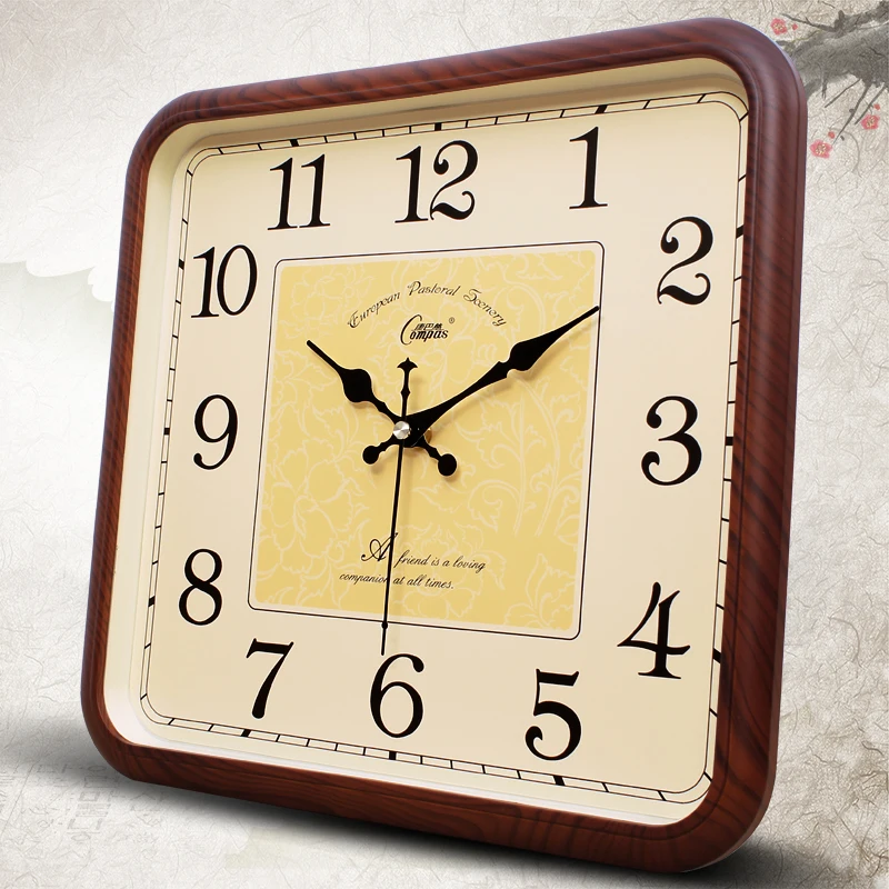 3d бесшумные большие настенные часы винтажные механизм для гостиной кварцевые