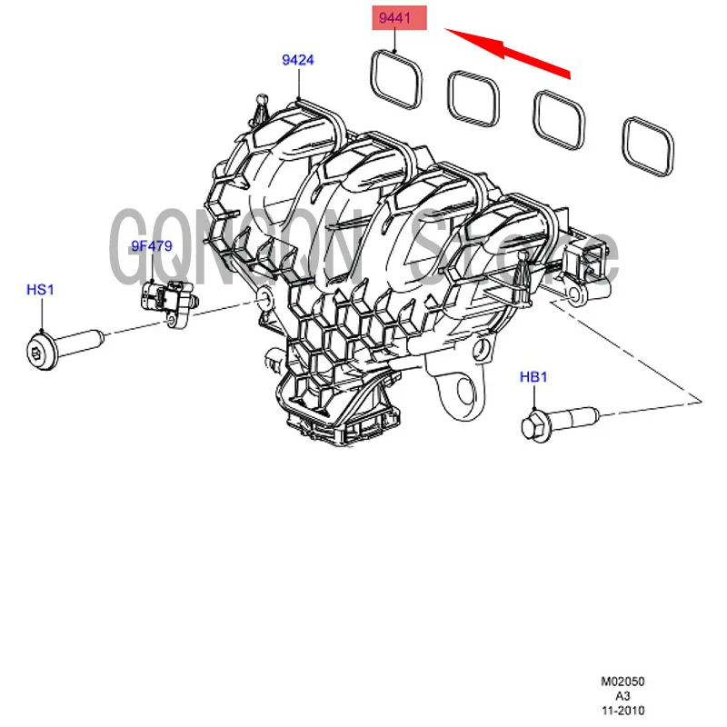 

CAR Intake Manifold Gasket Gasket For dMo nd eoS-M AX Valve Cover Gasket Gasket Seal Strip Camshaft Cover Gasket