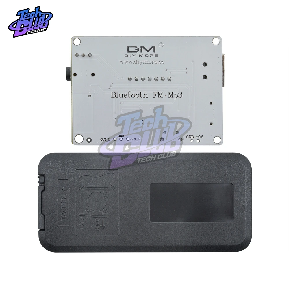 Цифровой светодиодный беспроводной Bluetooth FM MP3 декодирующая плата TF Micro SD карта