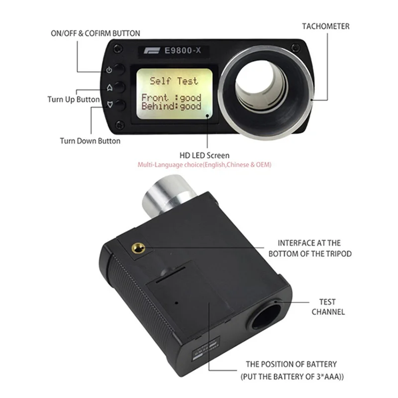 Прибор для измерения скорости пистолета страйкбола тестер стрельбы с