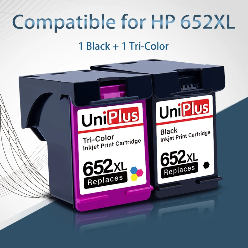 Сменный чернильный картридж UniPlus для HP 652XL hp 652 XL цвет принтера DeskJet чернила