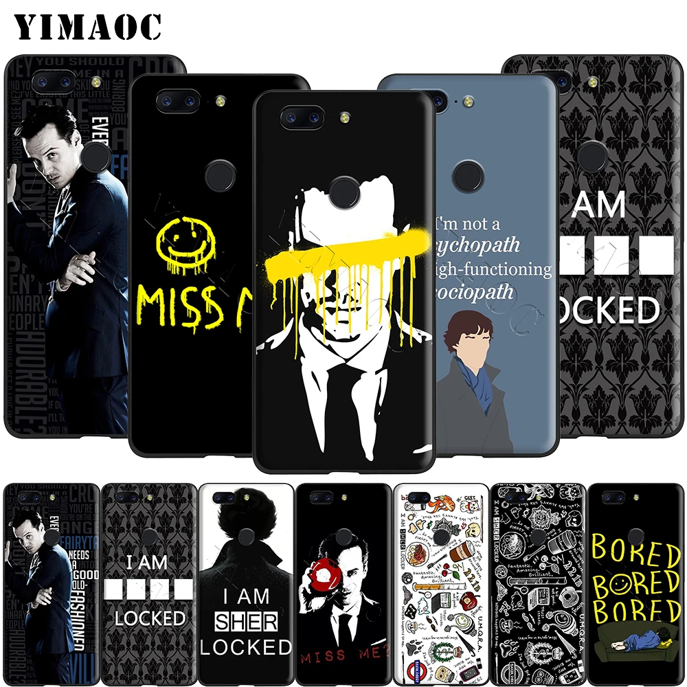 Yimaoc Sherlock Moriartee 221B силиконовый чехол для Oneplus 7 Pro 6t 6 5t 5|Бамперы| |