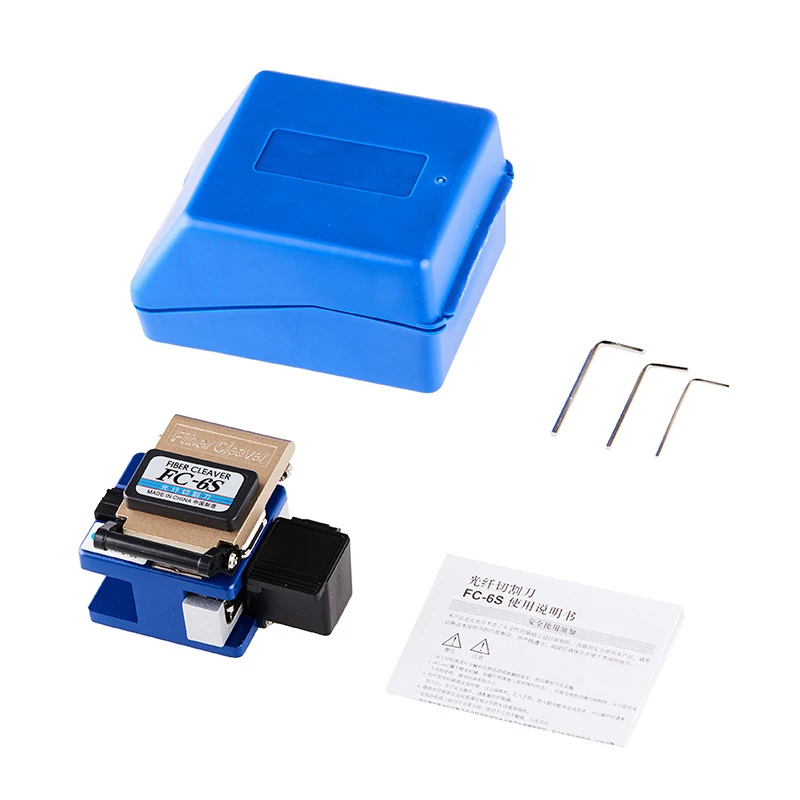

Fc-6s Fiber Cutter Optical Cable Rubber-Covered Wire Connector Tool Receiving Box 24 Blade Surface Cold Connection Knife