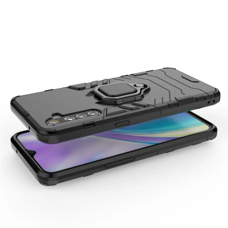 Чехол-накладка для OPPO Realme XT силиконовый с кольцом-держателем | Мобильные телефоны