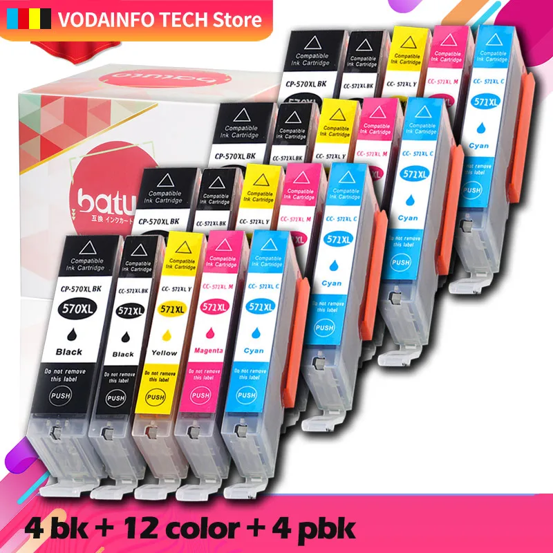570 571 PGI CLI совместимый картридж с чернилами для принтера canon PIXMA MG5750 MG5751 MG5752 MG6850 MG6851